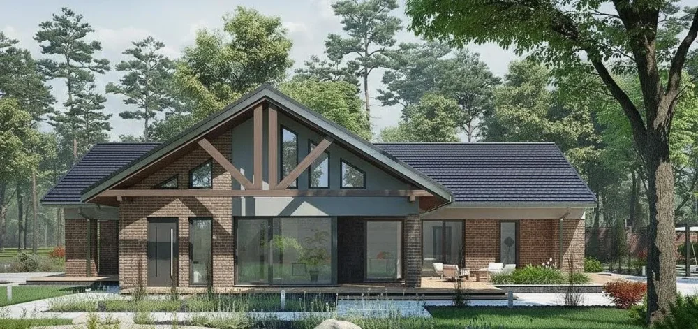 Проект Одноэтажный дом 15 на 20, 181 м2