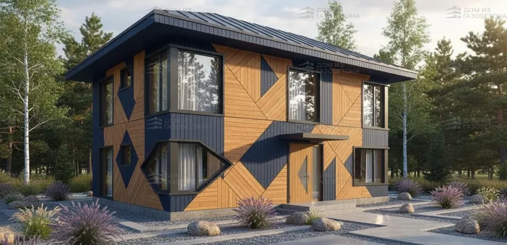 Проект Двухэтажный дом 18 на 10, 217 м2