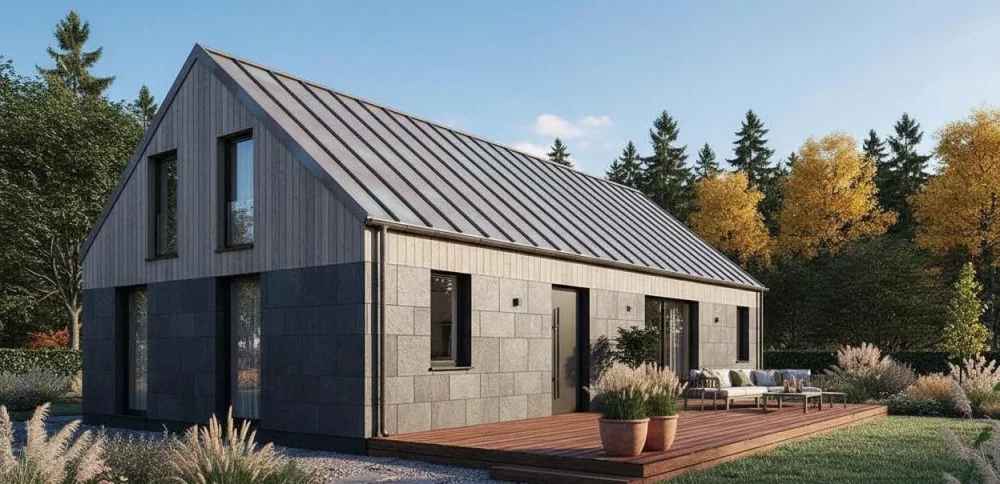 Проект Одноэтажный дом 8 на 17, 104 м2